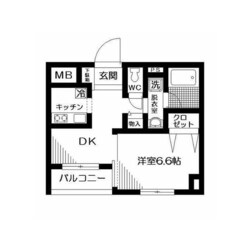 中井駅 徒歩1分 3階の物件間取画像